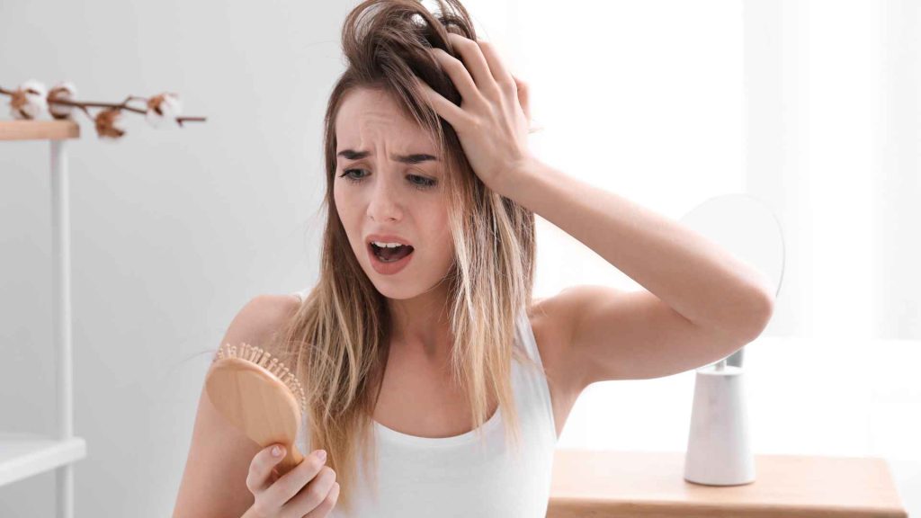 Hair loss due to smoking